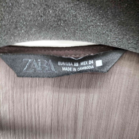 ザラ ZARA シアー フリル ワンピース レディース import:XS