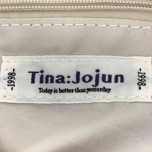 ティーナジョジュン TINA:JOJUN 26ss マチ付き ビッグ ショルダーバッグ レディース FREE