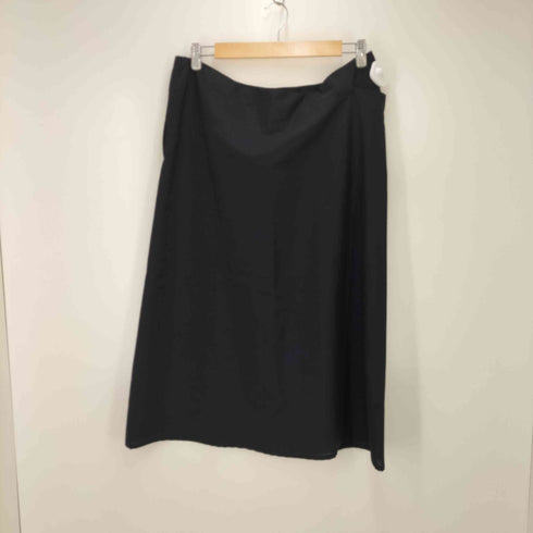 ヨウジヤマモトプリュスノアール YOHJI YAMAMOTO+NOIR ウエストレイヤードデザイン カシミヤモヘヤ混 ウールフレアスカート レディース JPN:2