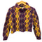 アーペーセー A.P.C. アーガイル柄 ウール フリース ジャケット レディース import:S