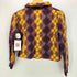 アーペーセー A.P.C. アーガイル柄 ウール フリース ジャケット レディース import:S