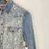ディーゼル DIESEL 総柄 切替 デニムシャツ メンズ import:XS