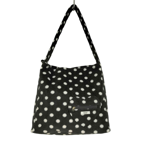 RONRON 25aw DOT FLEECE TOTE BAG BLACK レディース FREE