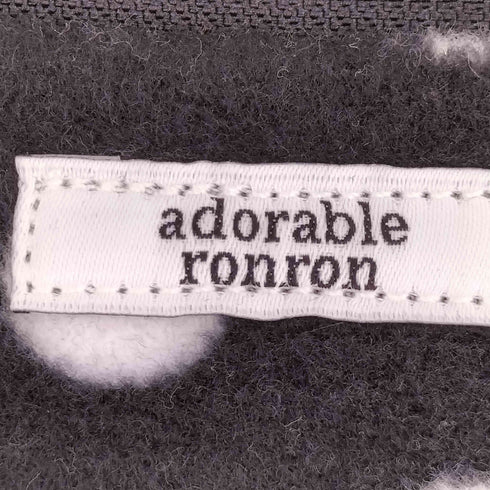 RONRON 25aw DOT FLEECE TOTE BAG BLACK レディース FREE