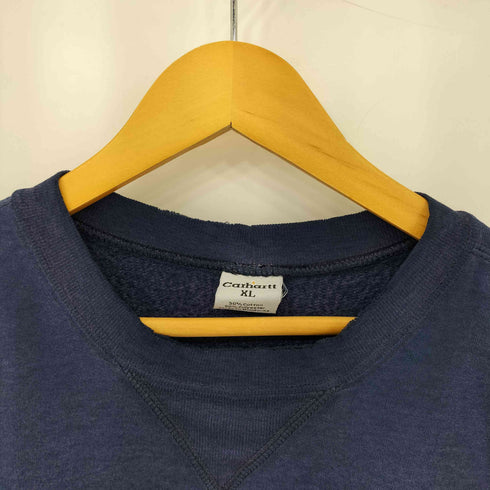 カーハート Carhartt 00s Vガゼットダメージ 無地スウェットトレーナー メンズ XL