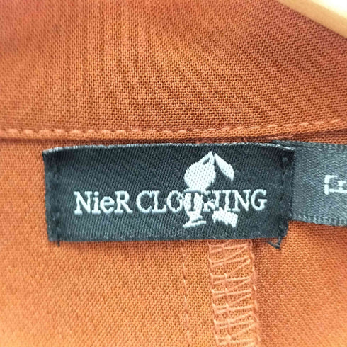 ニーアクロージング NIER CLOTHING 袖ロゴ刺しゅう トレンチコート レディース FREE