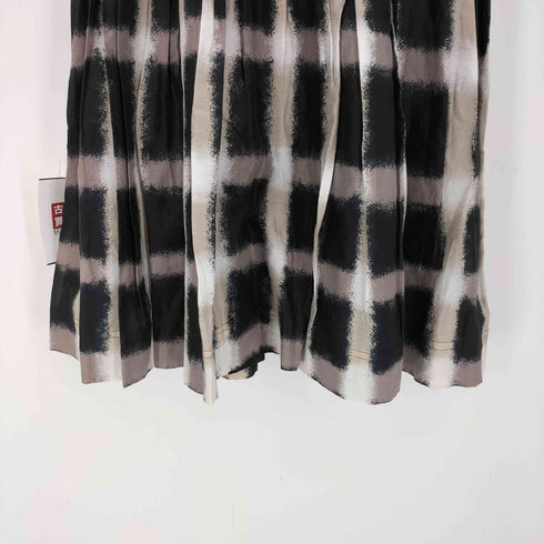 マークバイマークジェイコブス Marc by Marc Jacobs チェック柄 コットンシルク ノースリーブワンピース レディース 0