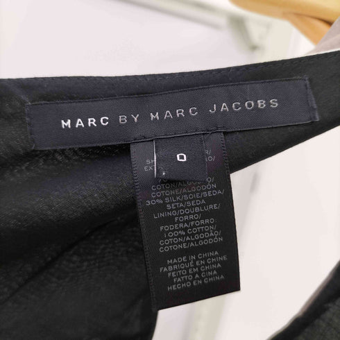 マークバイマークジェイコブス Marc by Marc Jacobs チェック柄 コットンシルク ノースリーブワンピース レディース 0