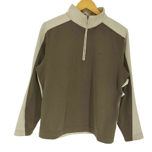 ナイキゴルフ NIKE GOLF 00S スウッシュ 刺繍 ハーフジップ バイカラー スウェット メンズ import:M