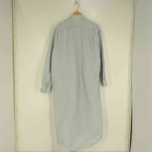 ナナナナサーカ 77circa circa make double placket shirt one-piece ストライプ シャツ ワンピース レディース