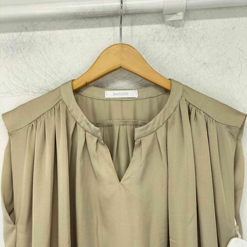 ドゥクラッセ DoCLASSE 25ss グロスギャザー ベルトワンピース レディース JPN:11号