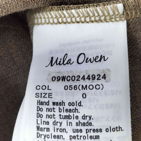 ミラオーウェン Mila Owen ジョーゼットジャージーパンツ レディース JPN:0