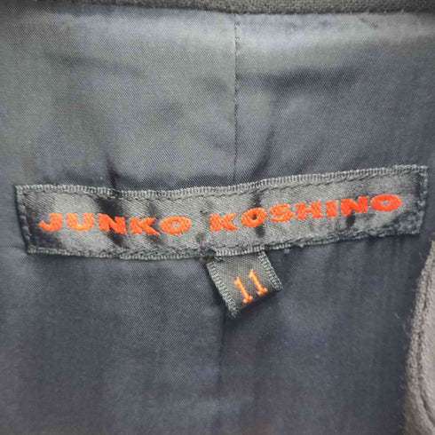 ジュンココシノ JUNKO KOSHINO ykk エクセラジップ クロップド ジャケット Y2K レディース 11
