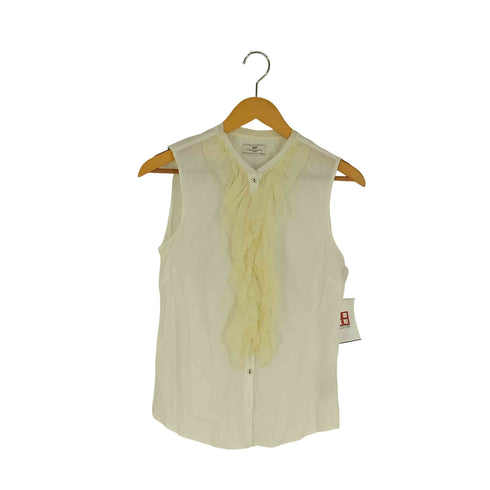 Day Birger Et Mikkelsen コットン フリル ノースリーブ ブラウス レディース