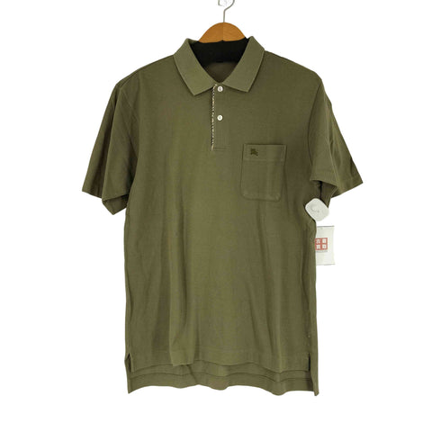バーバリーロンドン BURBERRY LONDON ノバチェックデザイン S/S ポロシャツ メンズ import:L