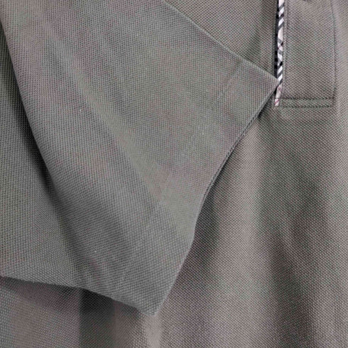 バーバリーロンドン BURBERRY LONDON ノバチェックデザイン S/S ポロシャツ メンズ import:L