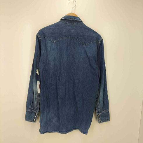 リーバイスヴィンテージクロージング Levis Vintage Clothing LVC 90s復刻 ショートホーン デニムウエスタンシャツ 90S DENIM WESTERN SHIRT メンズ 40