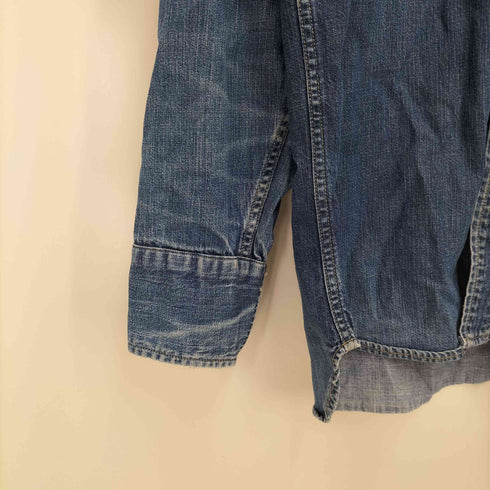 リーバイスヴィンテージクロージング Levis Vintage Clothing LVC 90s復刻 ショートホーン デニムウエスタンシャツ 90S DENIM WESTERN SHIRT メンズ 40