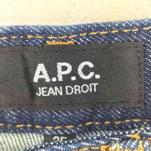 アーペーセー A.P.C. JEAN DROIT スキニー デニムパンツ レディース US:25