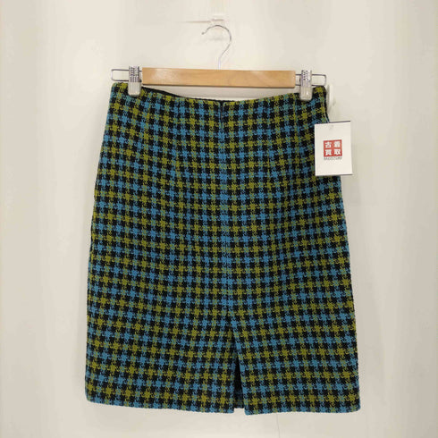 ポールスミスブラックレーベル Paul Smith BLACK LABEL レーヨン混 ツイードスカート レディース 40