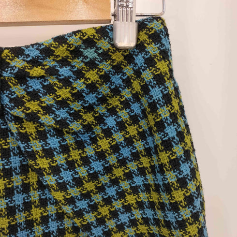 ポールスミスブラックレーベル Paul Smith BLACK LABEL レーヨン混 ツイードスカート レディース 40