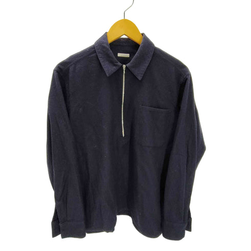 コモリ COMOLI 16AW ウール フラノ ZIP シャツ メンズ JPN:1
