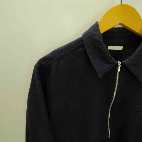 コモリ COMOLI 16AW ウール フラノ ZIP シャツ メンズ JPN:1