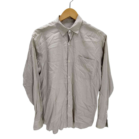 コモリ COMOLI 18SS シルク ストライプ コモリ シャツ メンズ JPN:1