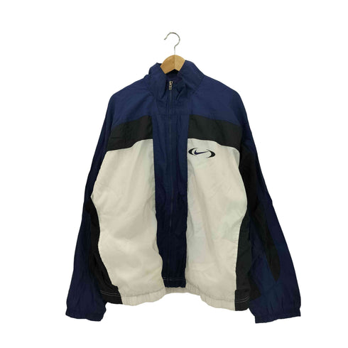 ナイキ NIKE 90S ロングスリーブ フロントジップ ナイロンジャケット メンズ L