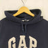 ギャップ Gap 90-00S 紺タグ アーチロゴ フリース プルオーバー パーカー メンズ import:XL