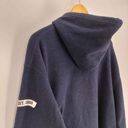 ギャップ Gap 90-00S 紺タグ アーチロゴ フリース プルオーバー パーカー メンズ import:XL