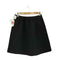 ジルサンダーネイビー JIL SANDER NAVY ウール ショーツ スカート レディース 32