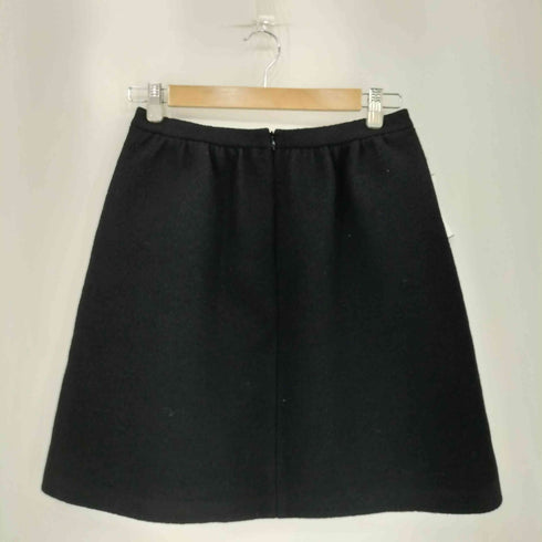 ジルサンダーネイビー JIL SANDER NAVY ウール ショーツ スカート レディース 32