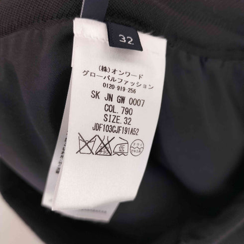 ジルサンダーネイビー JIL SANDER NAVY ウール ショーツ スカート レディース 32