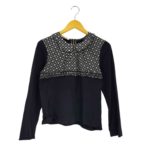 マルニ MARNI シルク切替 フリルブラウス レディース 38