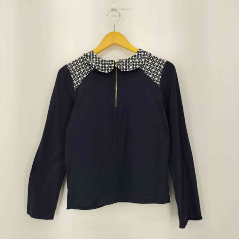 マルニ MARNI シルク切替 フリルブラウス レディース 38