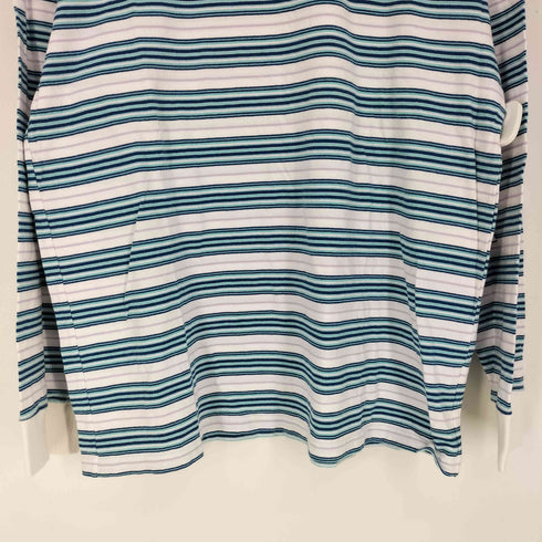 ボルトルーム vaultroom ロゴ刺繍 ボーダー クルーネック ロングスリーブ Tシャツ メンズ JPN:L