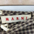 マルニ MARNI ギンガムチェックリボンデザインスカート レディース 38