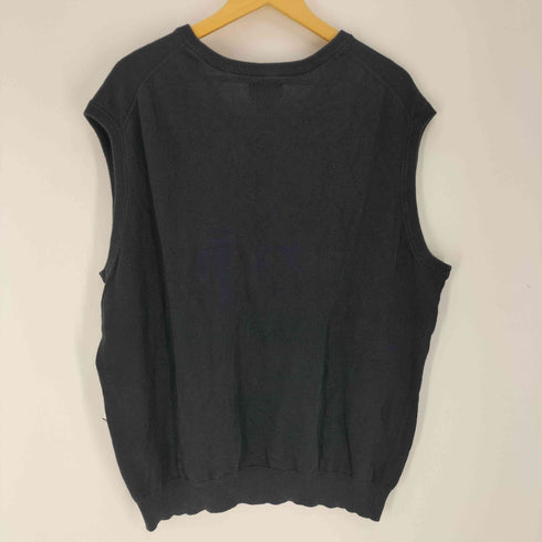 ハーバーベイ HARBOR BAY Vネック コットン ニット ベスト メンズ 1XL