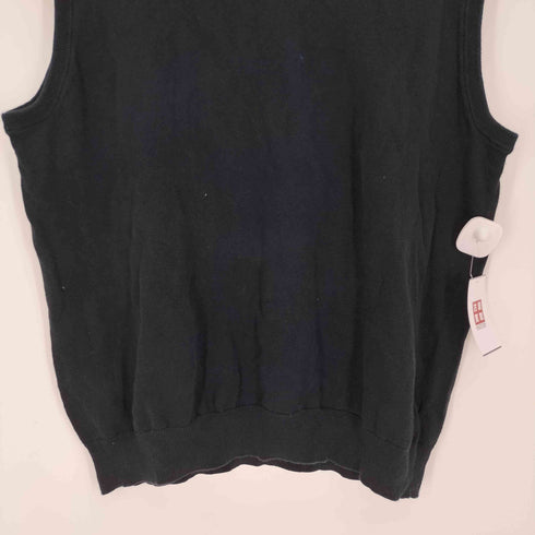 ハーバーベイ HARBOR BAY Vネック コットン ニット ベスト メンズ 1XL