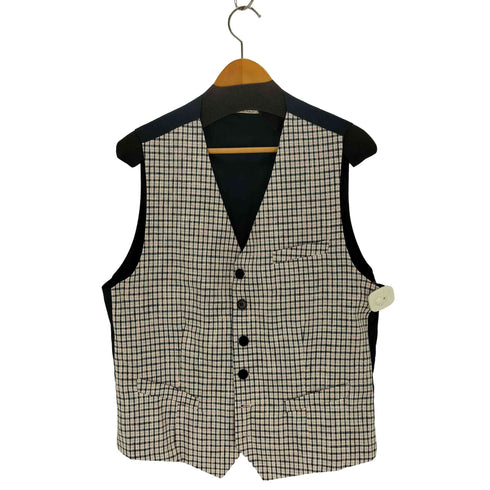 EXIBIT リネン混チェックジレ メンズ JPN:XL