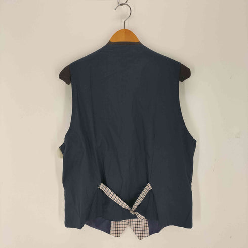 EXIBIT リネン混チェックジレ メンズ JPN:XL