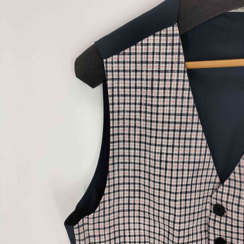 EXIBIT リネン混チェックジレ メンズ JPN:XL