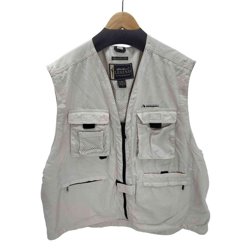 エディーバウアー Eddie Bauer 90-00S LEGEND ナイロン フィッシング ベスト 裏地メッシュ メンズ import:XL