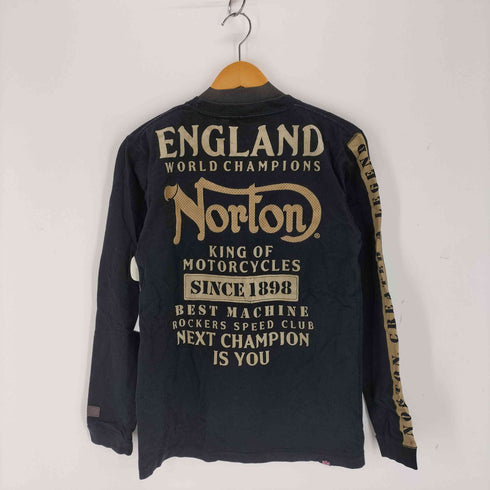 ノートン NORTON 刺繍ロゴ ロングスリーブカットソー メンズ L