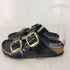 ビルケンシュトック BIRKENSTOCK アリゾナビックバックル ブラック ゴールド コンフォートサンダル レディース EUR:37