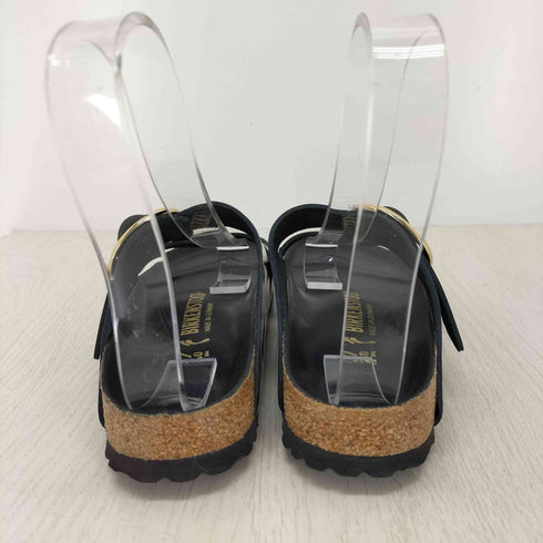 ビルケンシュトック BIRKENSTOCK アリゾナビックバックル ブラック ゴールド コンフォートサンダル レディース EUR:37