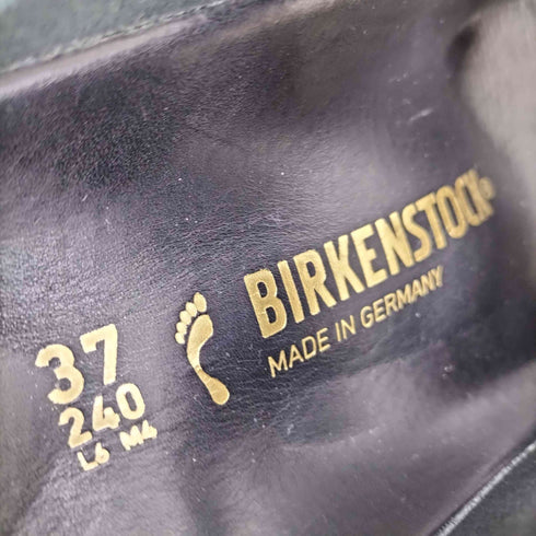 ビルケンシュトック BIRKENSTOCK アリゾナビックバックル ブラック ゴールド コンフォートサンダル レディース EUR:37