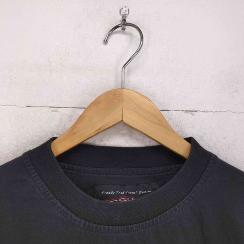freaks traditional denim ロゴ刺繍S/S Tシャツ メンズ M