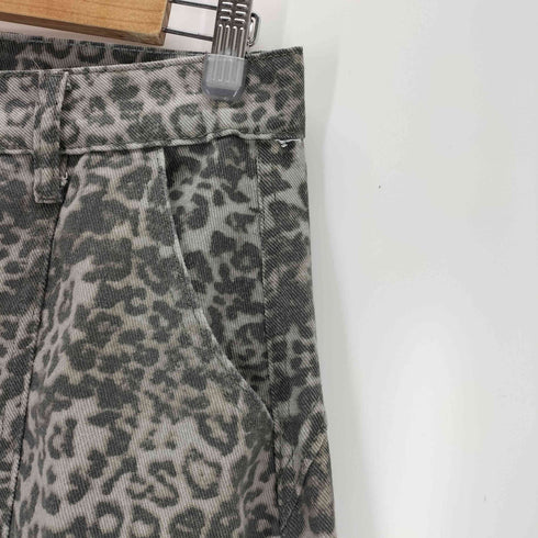 レオパード柄 ワイドパンツ レディース JPN:L